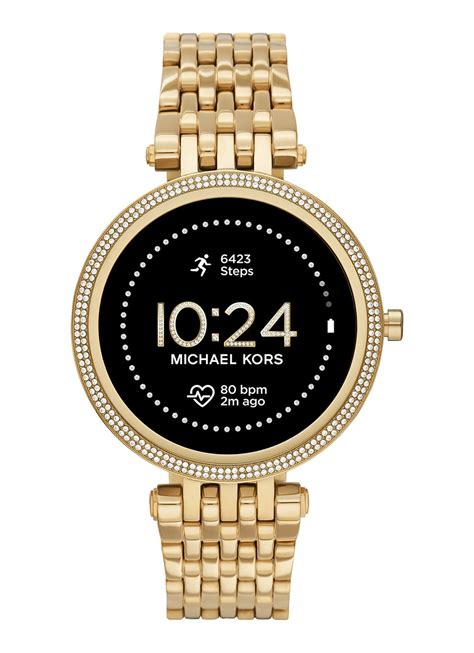 michael kors gen 5e darci display smartwatch mkt5127|Gen 5E Darci Pavé Gold.